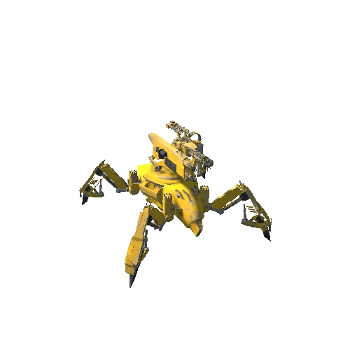Yellow Spider Robot (1)